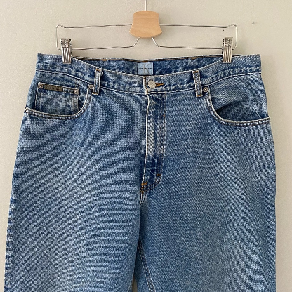 Calvin Klein Vintage 90s Baggy Jeans - Picture 3 of 12